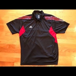 Adidas Climalite Black & Red Shirt